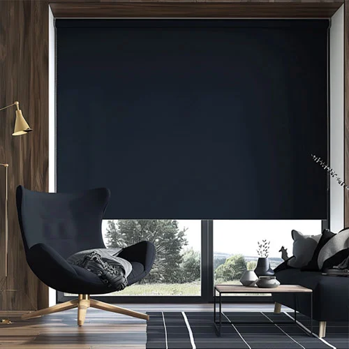 Motorized Blackout Shades - complete privacy and light control