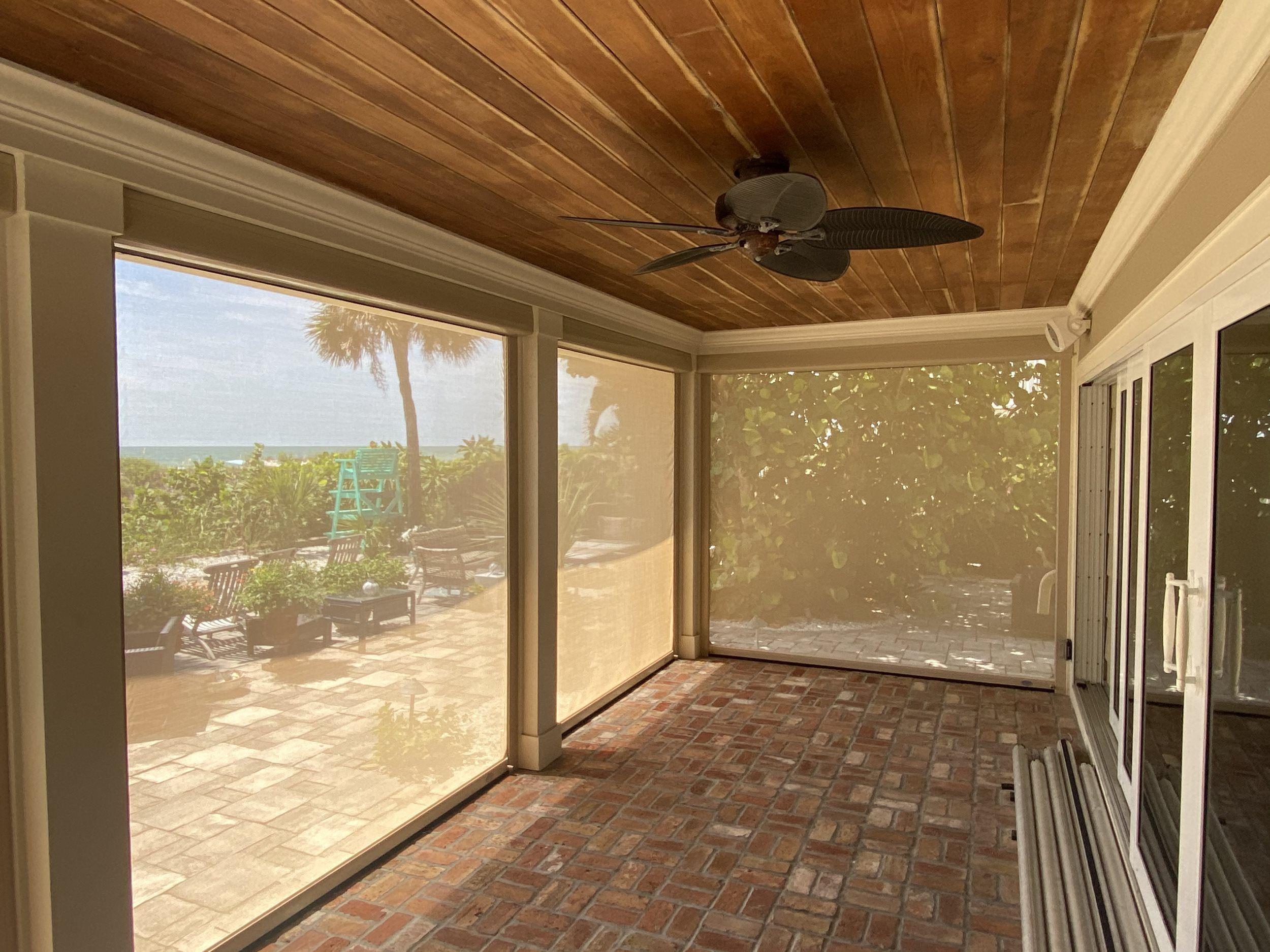 Motorized Porch Screens - Elite Shade Solutions
