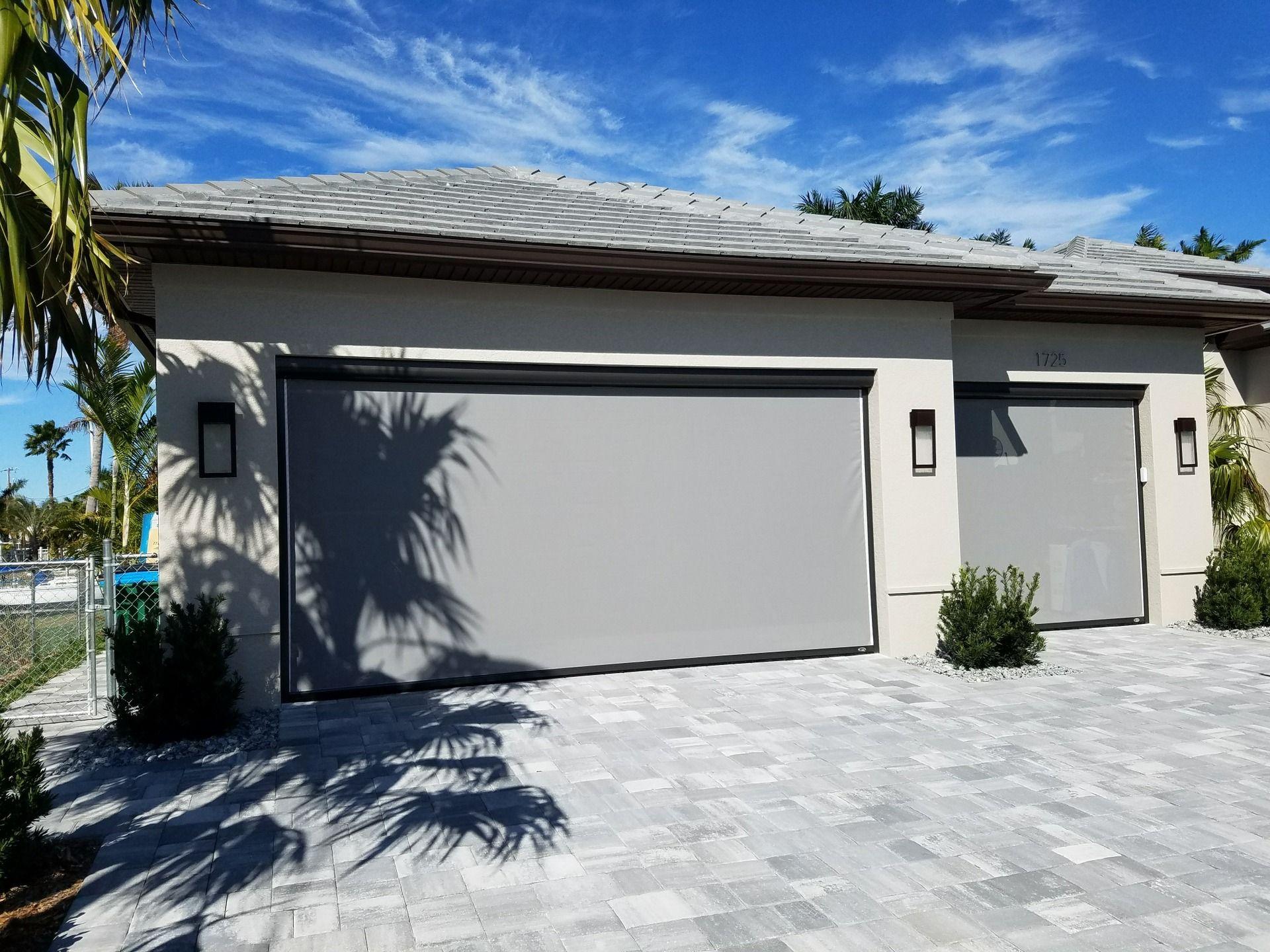 Motorized Garage Screens - Elite Shade Solutions